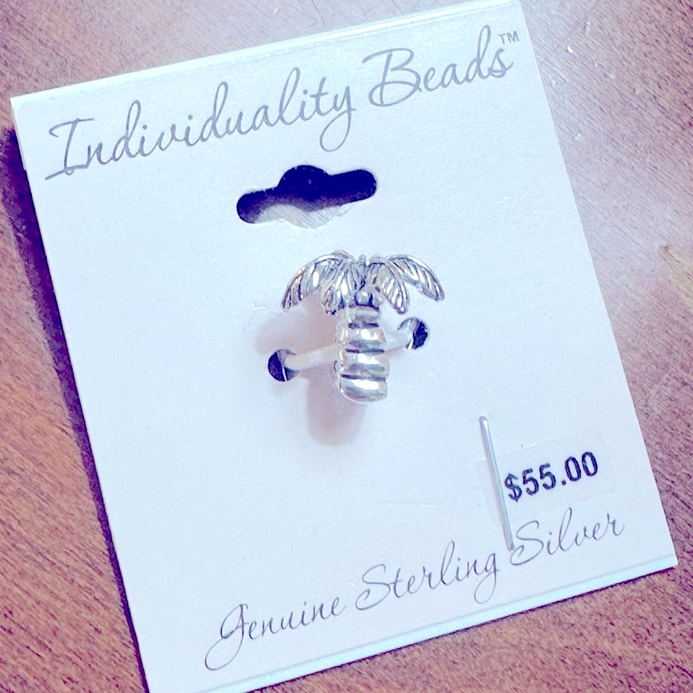 SALE🌴Sterling Palm Tree Bead